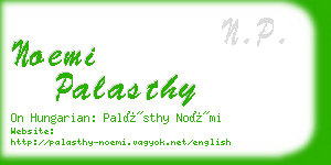 noemi palasthy business card